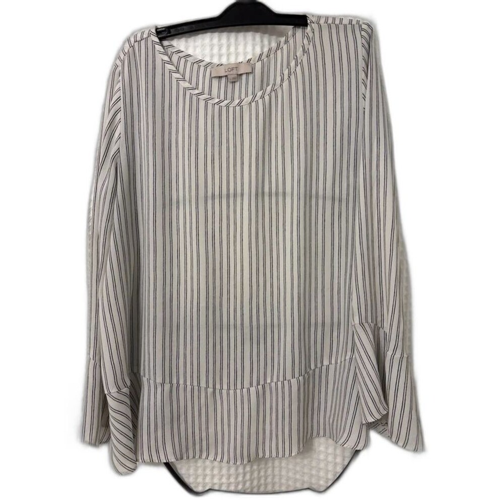 Loft striped blouse XL
